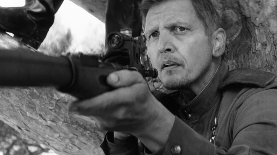 Kanadský herec Barry Pepper v českém filmu Nabarvené ptáče